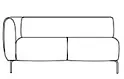 Диван 2-х п/л справа от сидящего