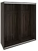Низкий корпус шкафа-купе + трэк (2-х секционный)