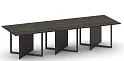 Стол переговорный на металлокаркасе (3 модуля)