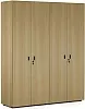 Офисный шкаф для документов с гардеробом