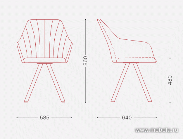 стул Мезон Луч